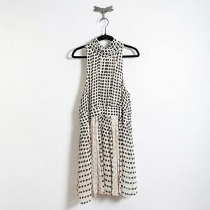 Maeve Anthropologie Blush Polka Dot Romantic Coquette Dress Size Small